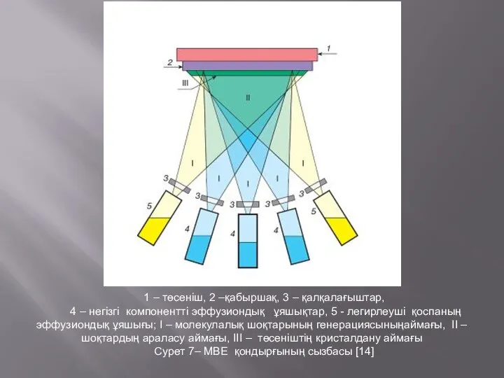 1 – төсеніш, 2 –қабыршақ, 3 – қалқалағыштар, 4 – негізгі