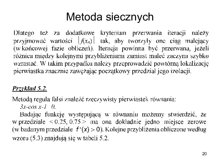 Metoda siecznych