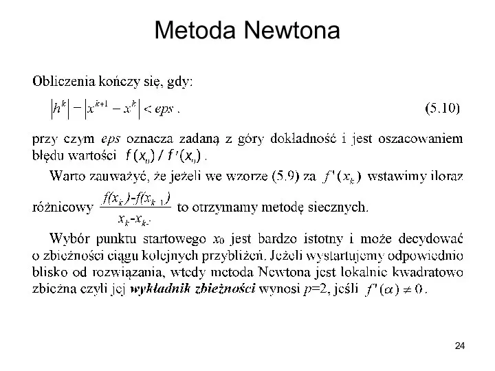 Metoda Newtona