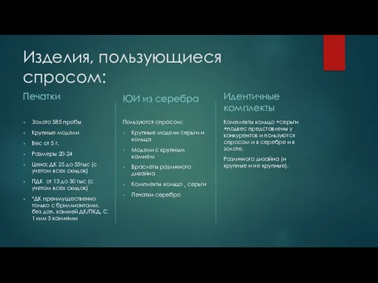 Изделия, пользующиеся спросом: Печатки Золото 585 пробы Крупные модели Вес от