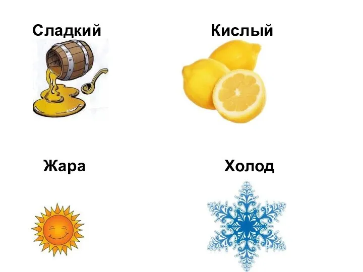 Сладкий Кислый Жара Холод