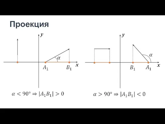 Проекция x y x y