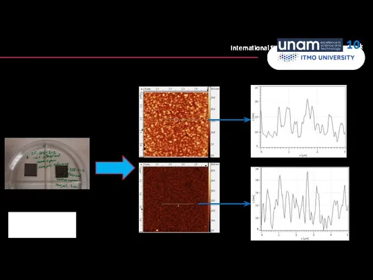 International Students and Scholars Rock UNAM From Toluene: 10k 4) AFM measurements: