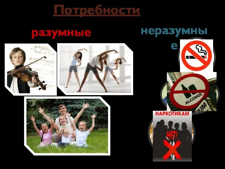 Потребности разумные неразумные