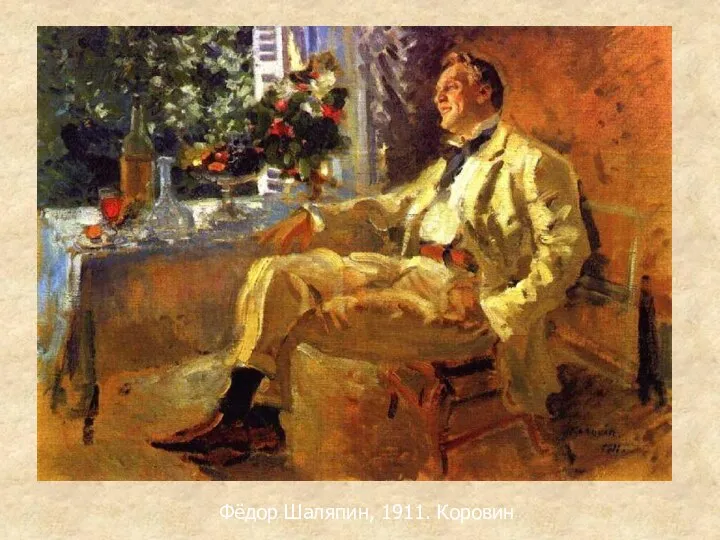 Фёдор Шаляпин, 1911. Коровин