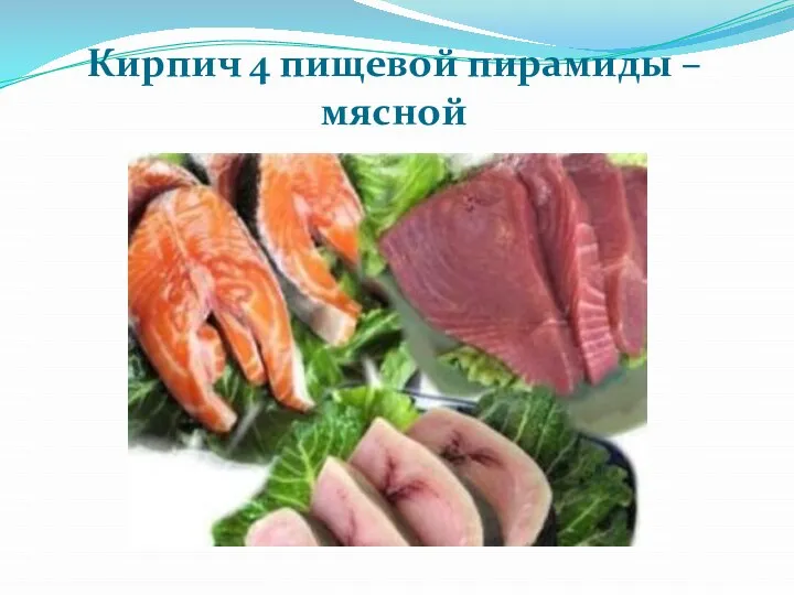 Кирпич 4 пищевой пирамиды – мясной