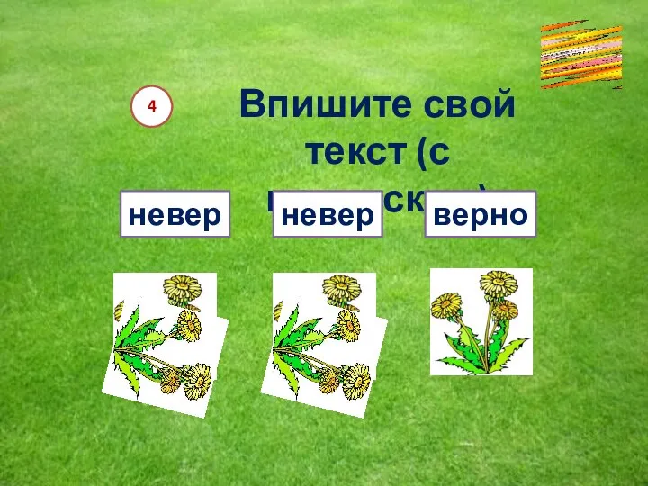 Впишите свой текст (с пропуском) невер невер верно 4