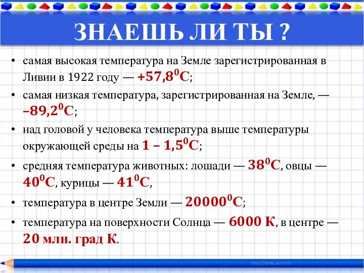 ЗНАЕШЬ ЛИ ТЫ ? самая высокая температура на Земле зарегистрированная в