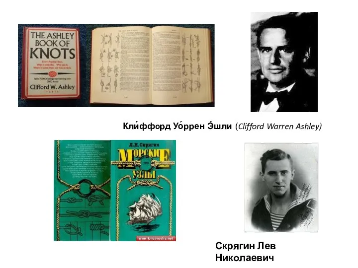 Кли́ффoрд Уо́ррен Э́шли (Clifford Warren Ashley) Скрягин Лев Николаевич