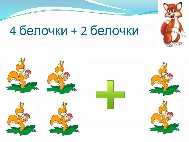 4 белочки + 2 белочки