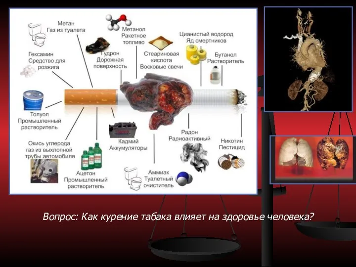 Вопрос: Как курение табака влияет на здоровье человека?