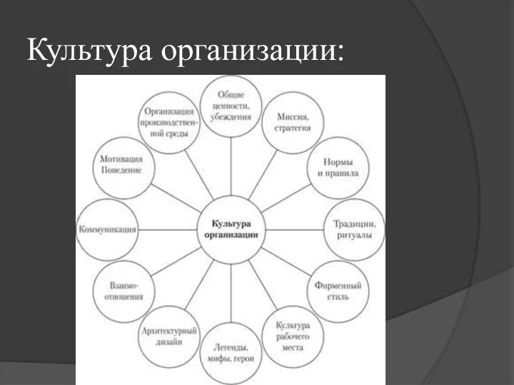 Культура организации: