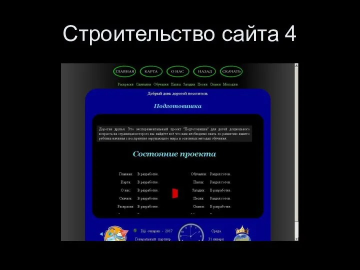 Строительство сайта 4