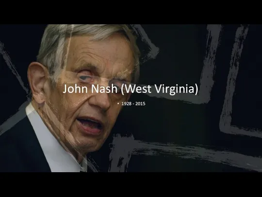 John Nash (West Virginia) 1928 - 2015