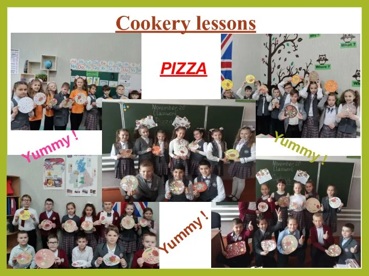 Cookery lessons PIZZA Yummy ! Yummy ! Yummy !