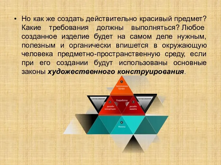 Но как же создать действительно красивый предмет? Какие требования должны выполняться?