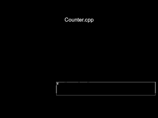 Counter.cpp # include «Counter.h» Counter :: Counter() :QObject(), m_nValue(0) { }