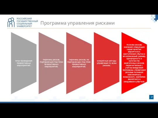 Программа управления рисками