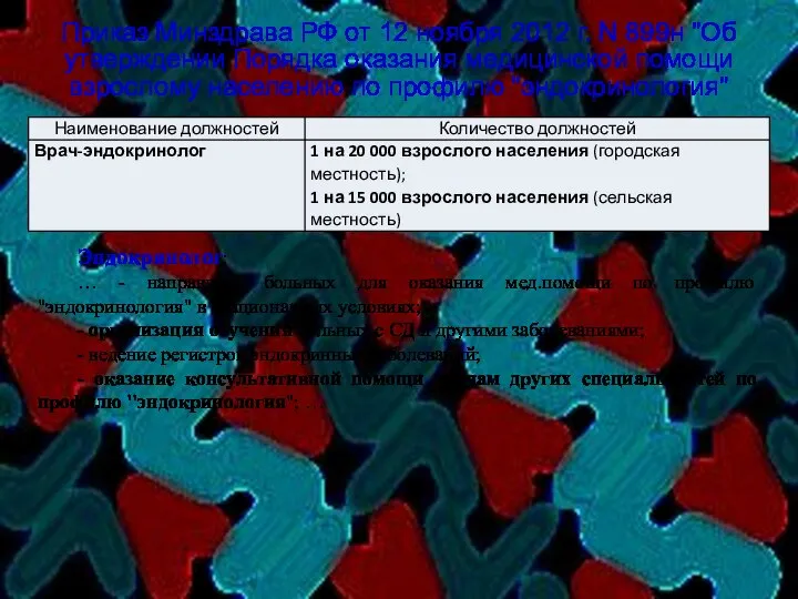 Приказ Минздрава РФ от 12 ноября 2012 г. N 899н "Об