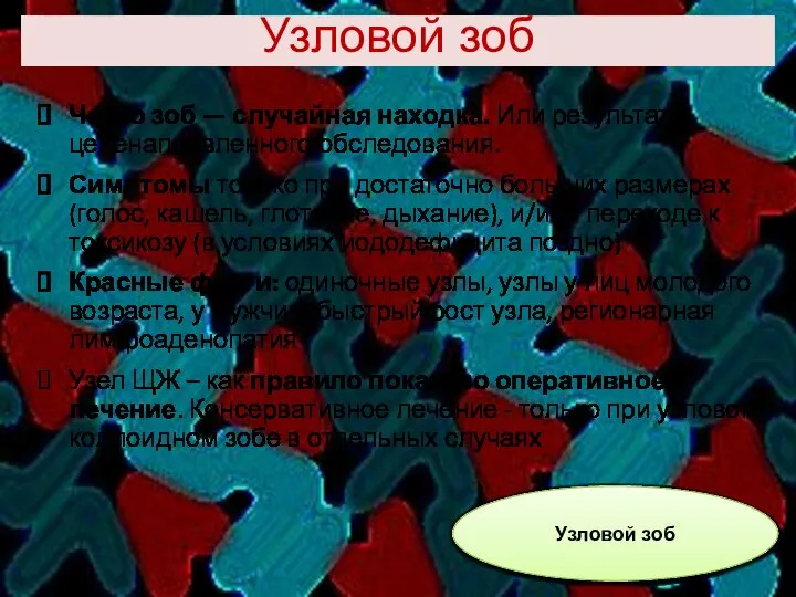 Узловой зоб Часто зоб — случайная находка. Или результат целенаправленного обследования.