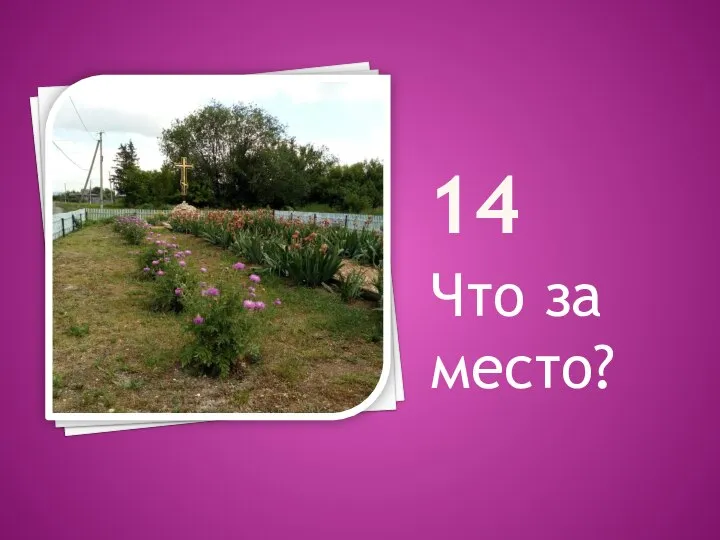 14 Что за место?