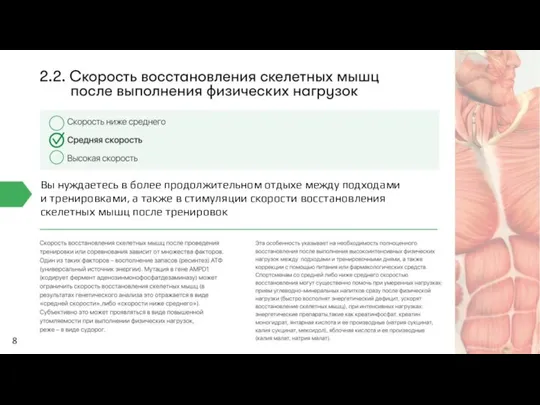 8 Вы нуждаетесь в более продолжительном отдыхе между подходами и тренировками,