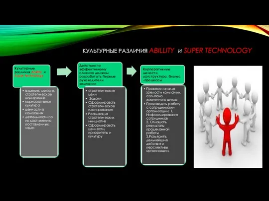 КУЛЬТУРНЫЕ РАЗЛИЧИЯ ABILLITY И SUPER TECHNOLOGY