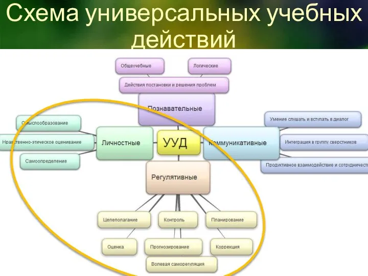 Схема универсальных учебных действий