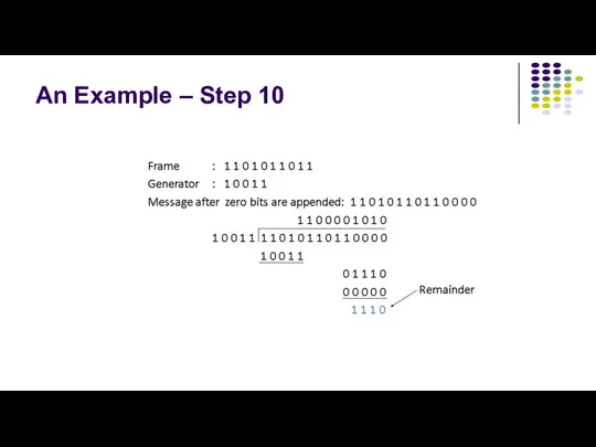 An Example – Step 10