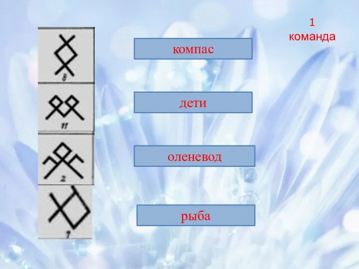 оленевод дети рыба компас 1 команда