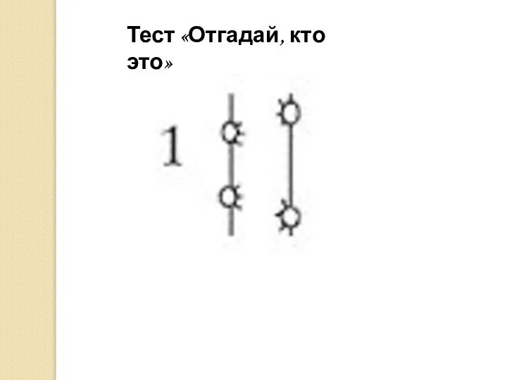 Тест «Отгадай, кто это»