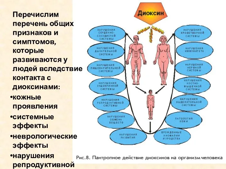 Перечислим перечень общих признаков и симптомов, которые развиваются у людей вследствие