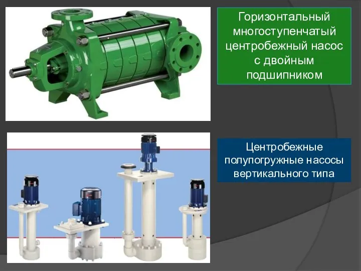 Горизонтальный многоступенчатый центробежный насос с двойным подшипником Центробежные полупогружные насосы вертикального типа