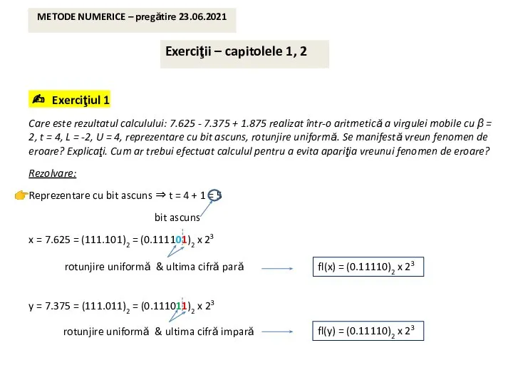 Metode numerice