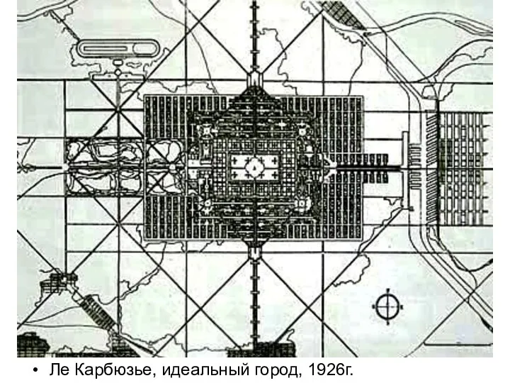 Ле Карбюзье, идеальный город, 1926г.