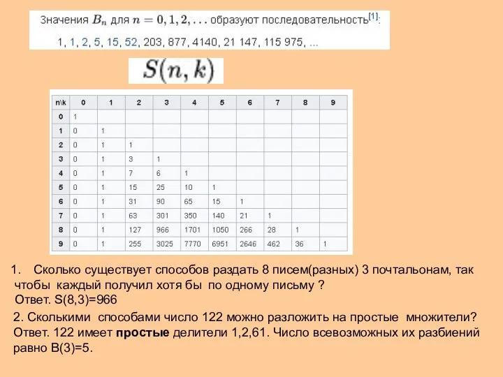 Сколько существует способов раздать 8 писем(разных) 3 почтальонам, так чтобы каждый