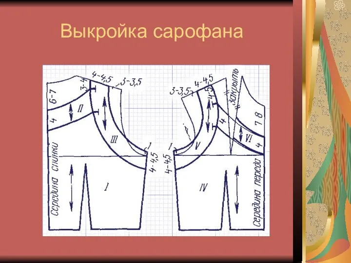 Выкройка сарофана