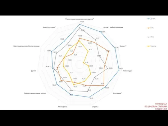 ПОТЕНЦИАЛ ПО ЦЕЛЕВЫМ ГРУППАМ СО НКО НСО