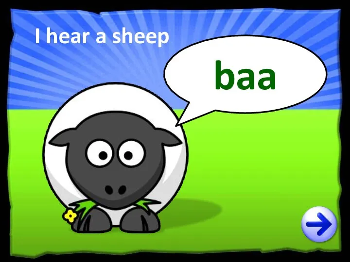 I hear a sheep baa