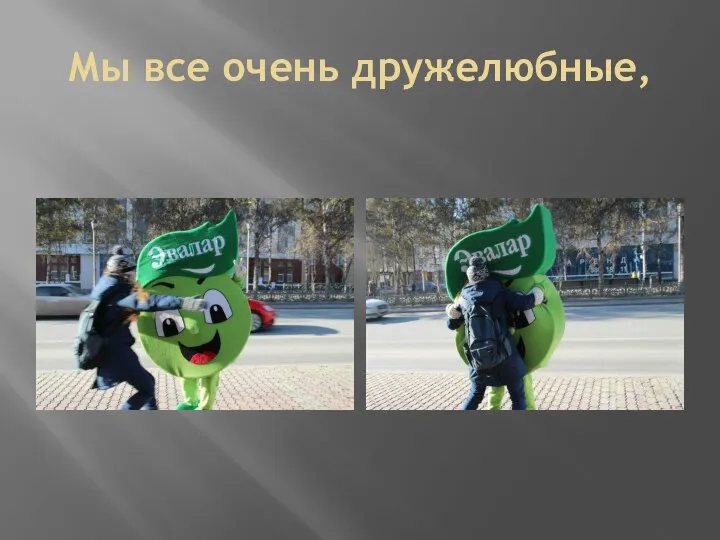 Мы все очень дружелюбные,