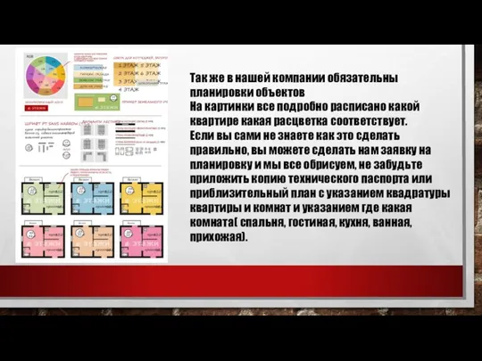 Так же в нашей компании обязательны планировки объектов На картинки все