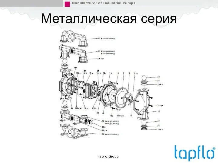 Tapflo Group Металлическая серия