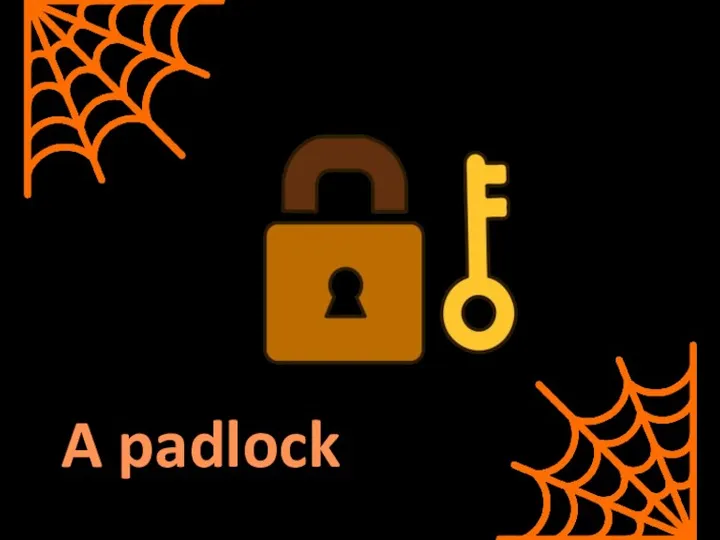 A padlock