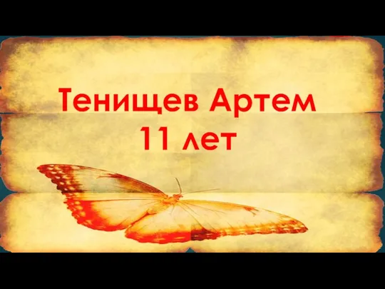 Тенищев Артем 11 лет