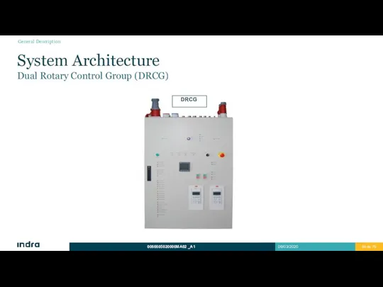 System Architecture Dual Rotary Control Group (DRCG) General Description