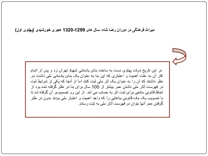 در این تاریخ دولت پهلوی دست به ساخت بنای یادمانی شهیاد