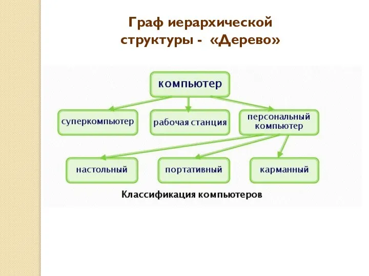 Граф иерархической структуры - «Дерево»