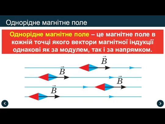 Однорідне магнітне поле – це магнітне поле в кожній точці якого