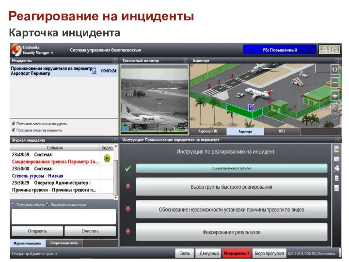 Реагирование на инциденты Карточка инцидента