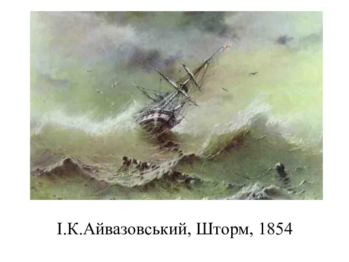 І.К.Айвазовський, Шторм, 1854